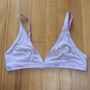 Parade Plunge Bralette Silky Mesh in Gumdrop S